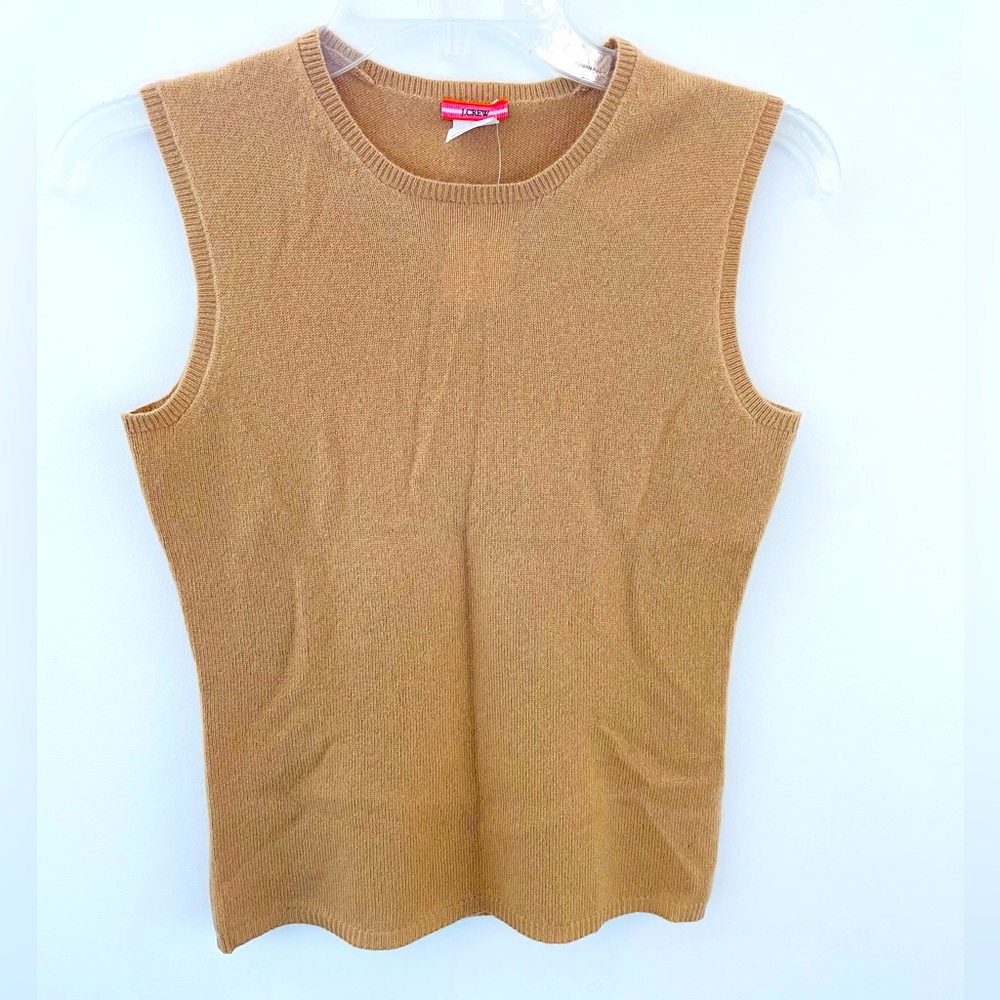 J. Crew Tan Sleeveless Sweater